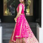 Sreeleela Instagram - You glow differently when your actually happy 😃 . . . . Designed - @bhargavi.official Captured - @vasukikarkone