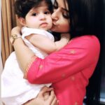 Sreeleela Instagram - Happy birthday AYRA baby🎀 You’re turning ONE today! Loads of love to my pumpkin, my rasgulla :p 🎀🎀