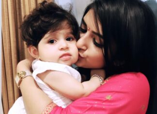 Sreeleela Instagram - Happy birthday AYRA baby🎀 You’re turning ONE today! Loads of love to my pumpkin, my rasgulla :p 🎀🎀