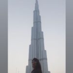 Sreeleela Instagram – From the earth to the sky ☁️ Burj Khalifa By Emaar