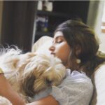 Sreeleela Instagram - My adorable , cute , fun ,obedient little fur ball ,You would just cuddle up and make me feel cozy, I’ll miss you sleeping on me and me falling asleep with you. Will miss you a lot dolly.
