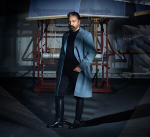 Sunder Ramu Instagram - I don’t think insta posts do justice to the scale at which these shots were taken. @ikamalhaasan sir got into these boots with a broken leg and worked beyond wrap up time with the energy of a lil excited child . Such is his love for perfection, such is his enthusiasm, his professionalism, his passion. We planned this shoot for days with hours of interaction and brain storming. I was given an entire day prior to the shoot to experiment on set and we used projectors, par cans, flash lights and had fun with shadows. For a person of his stature to experiment (that too with his own money ) and work through physical pain at his age and after accomplishing so much is inspirational. And he went with a photographer who he has never worked with before this shoot. He had access to anyone in India (or the world) and like his choice of promoting our Indian local artisans and weavers, he chose to go with a homegrown photographer. While a lot of people turn to Mumbai or outside chennai/south india citing better outputs, he chose to put his money on a local and encouraged the talent from here. #khhk is an international label touring the globe currently but it is promoting a fabric with deep history, a local designer @amritha.ram and a lot of local talent. I wish their journey all the success that they desire and a lot of joy along the way. And I’ll always remember the shot in the arm from a legend when covid and the lockdowns had me on the ropes. These images can only be appreciated to their fullest on large prints or projections but I thought I must share them cos they are among my favourite shoots. 
A big thanks to @ikamalhaasan 
@amritha.ram @deepikaloganathan 
@khhouseofkhaddar 
Moorthy sir.
 to my lighting and camera teams for working tirelessly and efficiently and the amazing @deva_art_director for his efforts with the set. 
There have been many shoots that I have done over the years that have shaped my career path, many people that have contributed to a lot of joy in my experiments with the medium but being allowed to try new things and backing the creative process is the greatest gift a client can give his creative team. 
What fun photography is as a medium :)