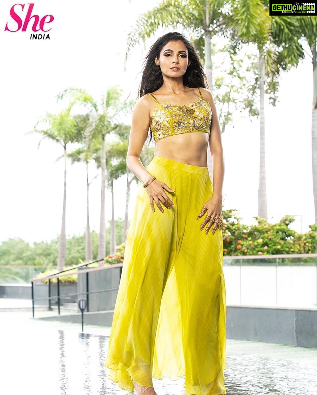 Sunder Ramu Instagram - Posted @withrepost • @she_india Music to movies and everything glitz & glam, @therealandreajeremiah gets candid in festive issue of @she_india Celebrate this Festive season with She! Actress: Andrea Jeremiah | @therealandreajeremiah Magazine: She India (Eng) | @she_india Founder : Manikandan | @its.manikandan Photography: Sunder Ramu | @soondah_wamu Styling : Chaitanya Rao | @chaitanyarao_official Outfit : Tifara | @tifarachennai Hand Jewellery : Kavya Potluri | @kavyapotluriofficial MUA: Prakruthi Ananth | @prakatwork Hair Do : Sharmila | @sharmilahairstylist Digital Partner : Go Stay Digital | @gostaydigital Location Courtesy : Sheraton Grand Chennai Resort & Spa | @sheratonchennai Artist management- @btosproduction @eat.travel.burp . . #sheindia #she #andreajeremiah #andrea #beauty #music #love #fashion #happy #diwali #2022