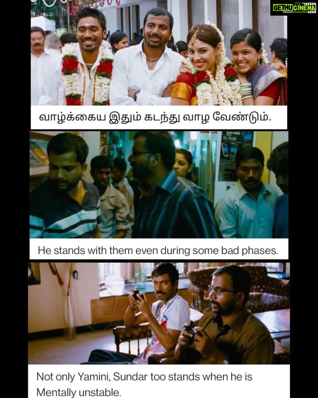 Sunder Ramu Instagram - Was tagged on this. Looks like the Sunder character had a decent impact apart from Karthikโs story being a lot like mine in real life. Perfect combo to start my film career. Great team and a story about the art form I love so much and the fact that I got to act in it ( the other art form I love) #dhanush #selva @richalangella @zarabarringpandey @poogramster #maathi @gitanjaliselvaraghavan @tushram P.s. I donโt understand a lot of what is written on the slides so I hope itโs not derogatory to anyone. Posted @withrepost โข @cine_stuffs_ Just saw this Wholesome slides in twitter,, wanted to share with you guys....๐. It's,, true Sunder character in Mayakkam Enna was something special. He is a character that how a friend should be! @soondah_wamu @selvaraghavan ๐ ๐ฟ๐ ๐๐ค๐ง ๐ฅ๐ง๐ค๐ข๐ค๐ฉ๐๐ค๐ฃ ๐๐ฉ ๐ก๐ค๐ฌ ๐๐ค๐จ๐ฉ Follow @cine_stuffs_ for more . Our backup id : @movies__and_more . Turn on post notification ๐ . See our previous posts ๐โฎ๏ธ . Like ๐ and support us ! . #mayakkamenna #sunderramu #selvaraghavan #dhanush #richalangella #gvprakashmusical