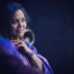 Sunitha Upadrashta Instagram - All smiles at “Paadutha thiyaga” sets. Kids and their singing making me more happy. Thank you @agtraju for the pics..