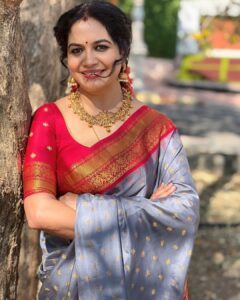 Sunitha Upadrashta Instagram - When your bestie captures your best look, it will be the best moment😍 Thank you @annapurnatalluri 🤗❤️