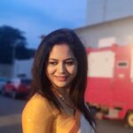 Sunitha Upadrashta Instagram – @sahithichaganti .. lovely clicks .. Thank you 😊 Etv Swarabhishekam shoot.