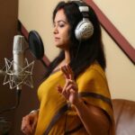 Sunitha Upadrashta Instagram - While recording “yevarive prema hrudayama” ..