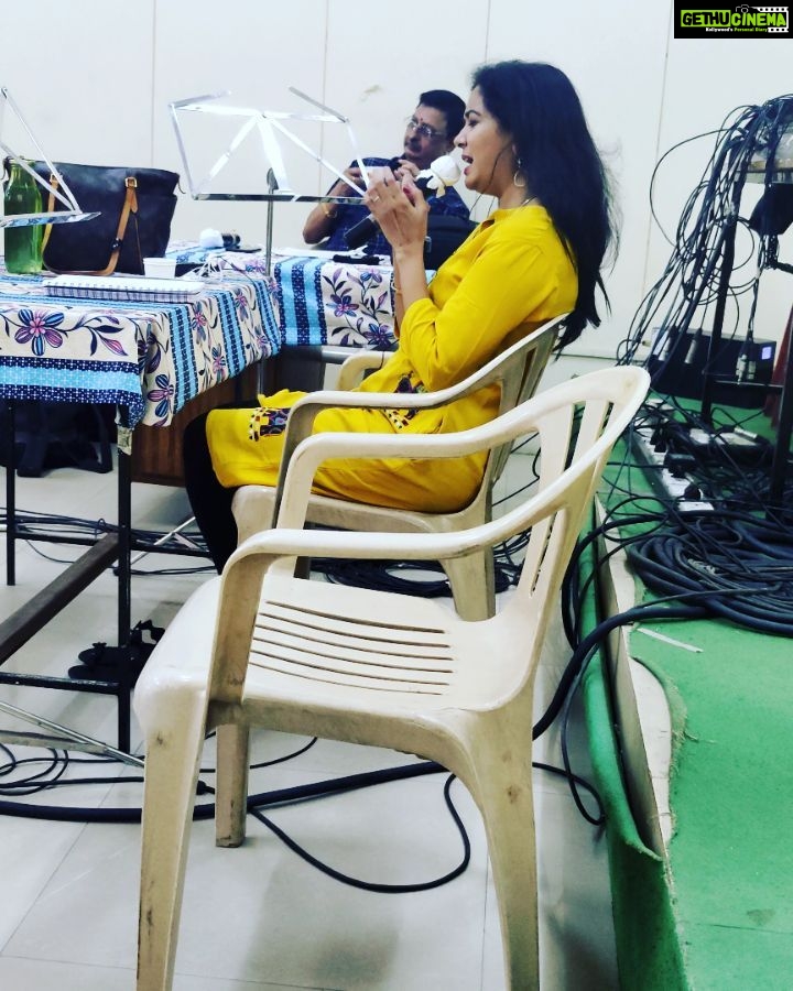 Sunitha Upadrashta Instagram - Etv Swarabhishekam rehearsals ๐ you do less mistakes when you practice more๐