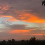Sunitha Upadrashta Instagram - The sunset in all its resplendent glory ❤️