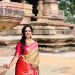 Sunitha Upadrashta Instagram - Ramappa temple is one of the oldest temples built by the Kakathiya’s. Amazing architecture and divine vibes made this day memorable. Om Namah Shivaya🙏🏻