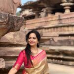 Sunitha Upadrashta Instagram - Ramappa temple is one of the oldest temples built by the Kakathiya’s. Amazing architecture and divine vibes made this day memorable. Om Namah Shivaya🙏🏻