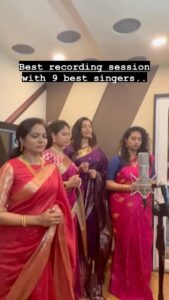 Sunitha Upadrashta Instagram - Song will be out on @mangomusiclabel soon!!