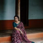 Surabhi Lakshmi Instagram - Follow your heart, Follow your dreams... Wishing you a happy week❤️✨ #mondaymood #mondaymotivation Costume : @silk_mandir MUA : @rejishaeveryouth Camera : @mr__s_r_p__ @_im_gokul_haridas_ @amal__dev_