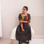 Surabhi Lakshmi Instagram – You are the magnolia, the rose, the cherry blossom. Rise and shine 🌼 

Photography : @arun_payyadimeethal
HMUA : @sijanmakeupartist
Ornanent: @ekaacollections 
Costume: @srishti_tripunitura

#FearlessFriday #FridayFacts #OOTD