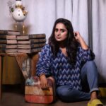 Surabhi Lakshmi Instagram – Keep moving, keep wandering, for every chapter of life is a new lesson, a new experience 💙

Make up :@unnips
Photo :@mahadevan_thampi 
Costume; @ato__clothing 

#Wellnesswednesday #wednesdaywisdom #OOTD