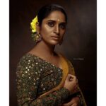 Surabhi Lakshmi Instagram - I am wearing the sunshine today, . . . yellow can make even the darkest of days filled with sunshine! Photography - @arun_payyadimeethal Costume - @klumbyprajinajaanaki Jewellery - @minar_fashion_jewellery @aadhi.i__ Styled by @prajinajaanaki Studio - @shadowfx2021 Makeup - @nashash_makeover Assisted by @pheonix_flamzzzz_ . . . . . . . . . . . . #sareelove #keralaactress #sareedraping #ethnicwear #fashion #photoshoot #keralaphotogallery #model