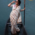 Surabhi Lakshmi Instagram - Be like LOTUS 💮💮💮 Rise from the mud, bloom out of the darkness and radiate into the world 🌎 Costume courtesy: @tashidesignerstudio Makeup by : @amal_ajithkumar Photography : @arun_payyadimeethal Jewellery: @ghungroodesigns Location : Tarang Farm House Special thanks to @silk_mandir #tashidesignerstudio #Lotus #Atham #OnamSpecial #design #thankful #Onam2020 #designer #designerstudio #styleoftheday