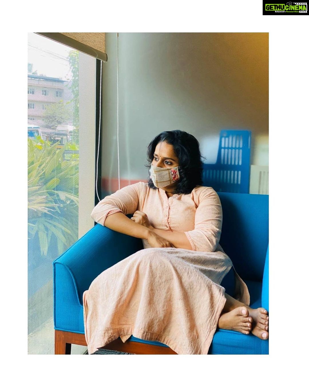 Surabhi Lakshmi Instagram - Face mask on way becoming the new normal.