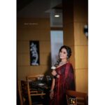 Surabhi Lakshmi Instagram – Sarees truly are dresses with a soul.

Costum by: @julaha_archana_arun 
Makeup by: @abilashchicku 
Photography: @shemir_m @artechweddingteam