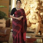 Surabhi Lakshmi Instagram - Always ethnic over anything✨✨✨ Costum by: @julaha_archana_arun Makeup by: @abilashchicku Photography: @shemir_m @artechweddingteam