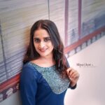 Surabhi Lakshmi Instagram - Sweet November in Blue 💙 Makeup & Styling :@jo_makeup_artist Costume by: @alankaraboutique Picture courtesy: @tomasjocobphotography