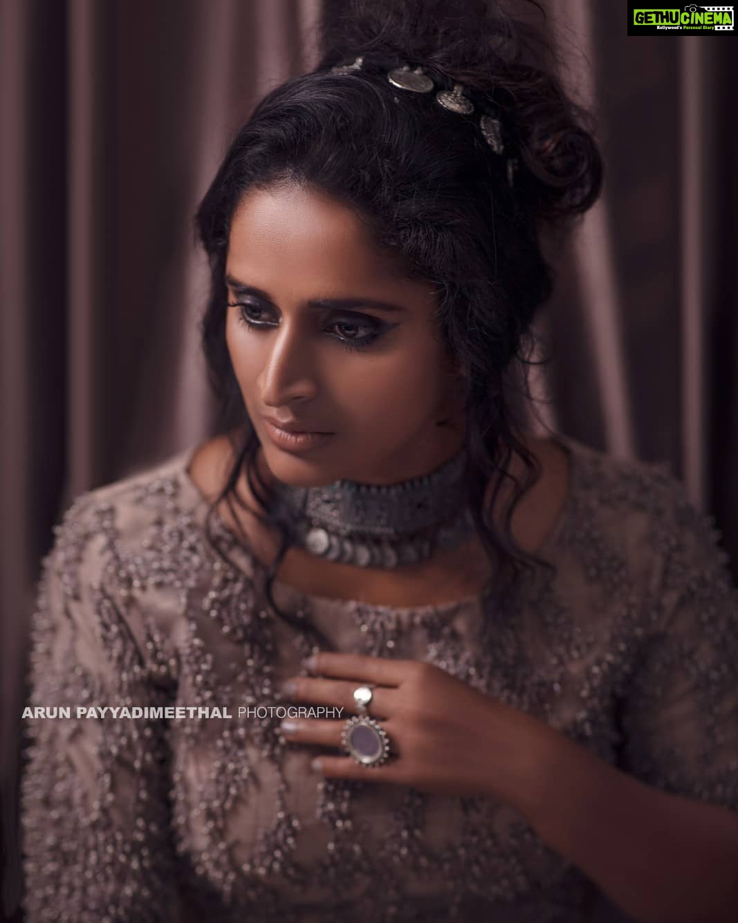 Surabhi Lakshmi Instagram - Shine bright like a diamond💎 Makeup & Styling: @amal_ajithkumar Pc: @arun_payyadimeethal Retouch: @suveeshgraphiccyanide Costume: @alankaraboutique