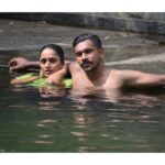 Surabhi Lakshmi Instagram - Just jump in🏊🏽‍♀️🧿 @___.aaksh___ 📸@_i_aarya_._ @arambresorts #explore #keralatourism #kerslaactress #family #swimming Aramb Boutique Resort