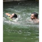 Surabhi Lakshmi Instagram – Just jump in🏊🏽‍♀️🧿
@___.aaksh___ 
📸@_i_aarya_._ 
@arambresorts 

#explore #keralatourism #kerslaactress #family #swimming Aramb Boutique Resort