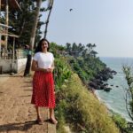 Surabhi Santosh Instagram - Polka love ♥️♥️♥️ #polkaonthebeach #beachholiday #travelgram #northcliffvarkala
