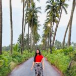 Surabhi Santosh Instagram - Just a happy girl in between some coconut tress ❤️🌴