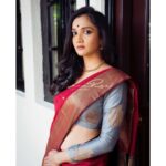 Surabhi Santosh Instagram – And perhaps what made her beautiful
was not her appearance or what she achieved, but in her love and in her courage, and her audacity to believe: no matter the darkness around her, Light ran wild within her and that was the way she came alive, and it showed up in everything – Morgan Harper Nichols

Saree and blouse by @malli.designs
Photography @ayaanrao_
Hairstyle and draping @makup_by_anuradha_prem