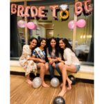 Surabhi Santosh Instagram - My bride and we, her tribe♥️ #BridalShower #Surprises #CountdownStarts @karishmauthappa @gangabalagopal @mounica_raju