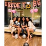 Surabhi Santosh Instagram – My bride and we, her tribe♥️ 
#BridalShower #Surprises #CountdownStarts 
@karishmauthappa 
@gangabalagopal 
@mounica_raju