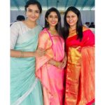 Surabhi Santosh Instagram - 🤍💗❤ #BestiesEngagement #Trio #AnotherSpecialDay #MissingtheGang #LoveandHappiness