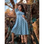 Surabhi Santosh Instagram - #Blue polka dot off-shoulder dress by @shein_in Shop my look and enjoy extra 10% discount on orders above 1500 INR with my coupon code “Surabhi” valid till Mar 31st, 2020. @sheinofficial @shein_in #shein @hyperxnetwork #hyperxnetwork #DressLove #FlowyDress #PolkaDots