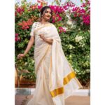 Surabhi Santosh Instagram - Onam vanney😍😍😍 Ellavarkum ente hrudayam niranja onaashamsakal🥰 Happy and blessed Onam to everyone ❤️ #Onam2019 Outfit by @shancolors MUAH @karishmauthappa_makeup Photography @sreeshphotos