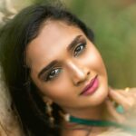 Surabhi Santosh Instagram - Only when we have been lost in the depths of our minds do we begin to discover our true selves and yet, only a few do it because it takes a brave-heart to venture into the woods. . Photography @rajeesh_tk Styling and design @zoya__joy Makeup @swathi.jagannath.1 . . #IntotheWoods #conceptphotography #lostandfound #tobefound #nature #warmth #goldish