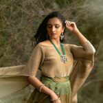 Surabhi Santosh Instagram - Only when we have been lost in the depths of our minds do we begin to discover our true selves and yet, only a few do it because it takes a brave-heart to venture into the woods. . Photography @rajeesh_tk Styling and design @zoya__joy Makeup @swathi.jagannath.1 . . #IntotheWoods #conceptphotography #lostandfound #tobefound #nature #warmth #goldish