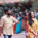 Surabhi Santosh Instagram - #aninternationallocalstory promotions. At the launch of #Brahma2k19 with none other than @harisree_asokan . Thank you for capturing these cute moments @r3ducteur ☺️ Adi Shankara Institute of Engineering Technology