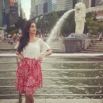 Surabhi Santosh Instagram - #livelovetravel 🥰 Merlion Park
