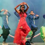 Surabhi Santosh Instagram - The job of feet is walking, but their hobby is dancing💕 #asiavisionawards #dancinglikenotomorrow 🔅Outfit:@vedhikafashion 🔅MUA:@fashionistas_bioscope 🔅Styling:@kavithasantosh29 Global Village