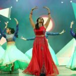 Surabhi Santosh Instagram - The job of feet is walking, but their hobby is dancing💕 #asiavisionawards #dancinglikenotomorrow 🔅Outfit:@vedhikafashion 🔅MUA:@fashionistas_bioscope 🔅Styling:@kavithasantosh29 Global Village
