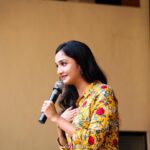 Surabhi Santosh Instagram - #aninternationallocalstory promotions. At the launch of #Brahma2k19 with none other than @harisree_asokan . Thank you for capturing these cute moments @r3ducteur ☺️ Adi Shankara Institute of Engineering Technology