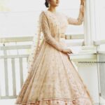 Surabhi Santosh Instagram - #bridallehangas #pastels #lehanga #myfav #elegance #princessvibes #samyakk #modelling #photoshoot💕