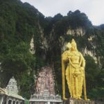 Surabhi Santosh Instagram - Nestled between gigantic caves, away from Kuala Lumpur city, is one of THE MOST beautiful temples I have seen! #Throwback #malaysiantraveldiaries #hinduism #spirituality #temples Batu Caves Temple