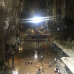 Surabhi Santosh Instagram - Nestled between gigantic caves, away from Kuala Lumpur city, is one of THE MOST beautiful temples I have seen! #Throwback #malaysiantraveldiaries #hinduism #spirituality #temples Batu Caves Temple