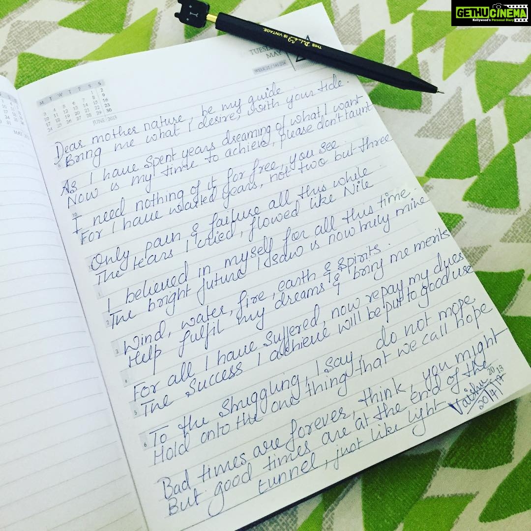 Surabhi Santosh Instagram - #poetry #poetinme #hiddentalents #firstattempt #proudme #benicepeople 💚