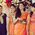 Surabhi Santosh Instagram - #orangefamily #mybesties #weddingsnap #allsmiles #thembeautifulladies ❤️