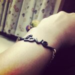Surabhi Santosh Instagram – Love and shiz like that … #love #nolove #gottofindout #bracelet #fornow …